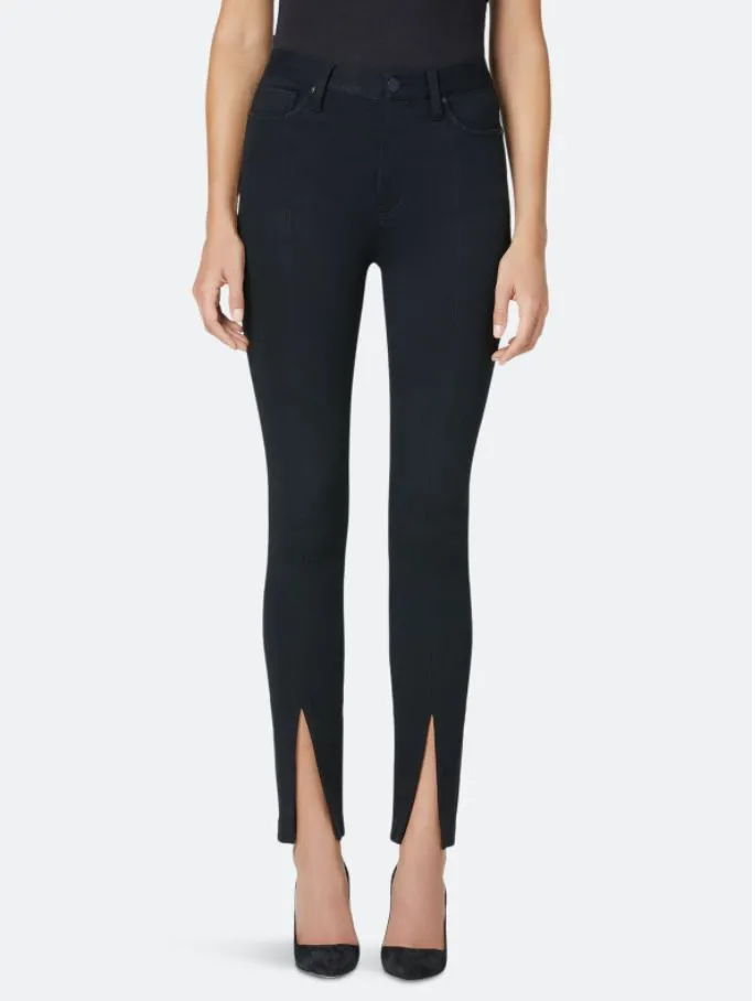 Hudson - Barbara High Rise Super Skinny Slit Hem Jeans