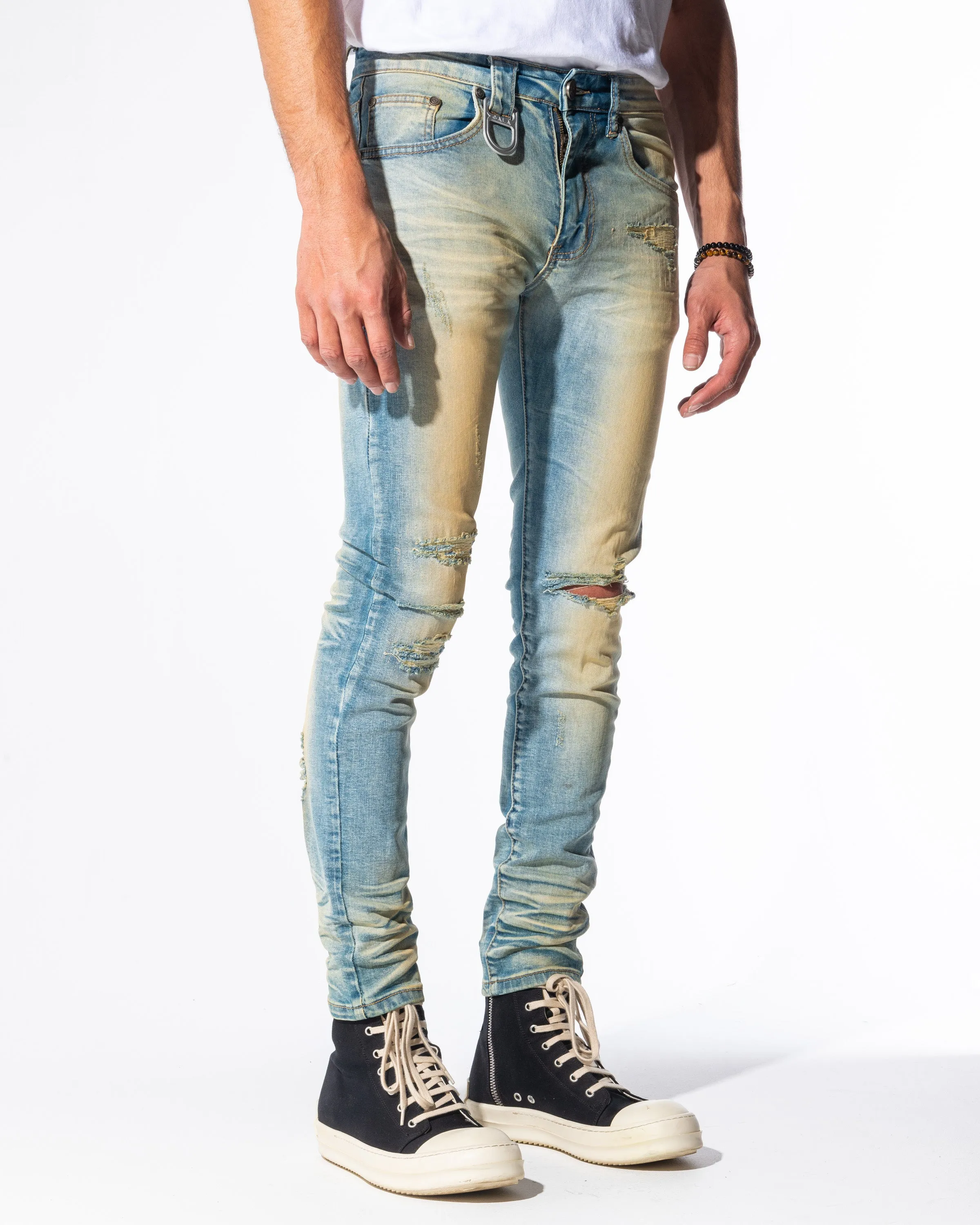 HUGHES DENIM (LIGHT WHEAT/BLUE WASH)