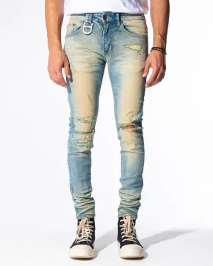 HUGHES DENIM (LIGHT WHEAT/BLUE WASH)