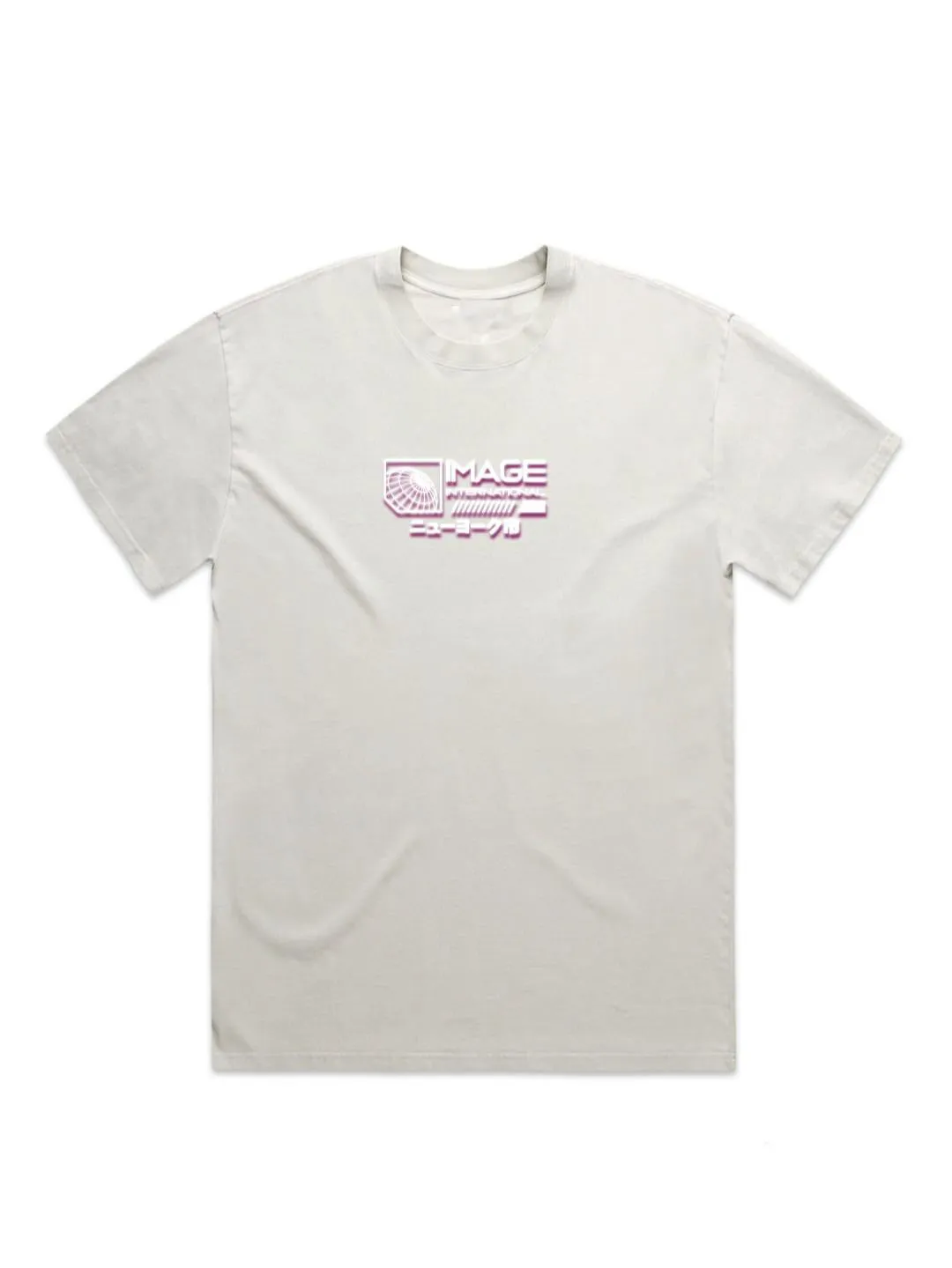 .IMAGE INTERNATIONAL TEE (FADED BONE)