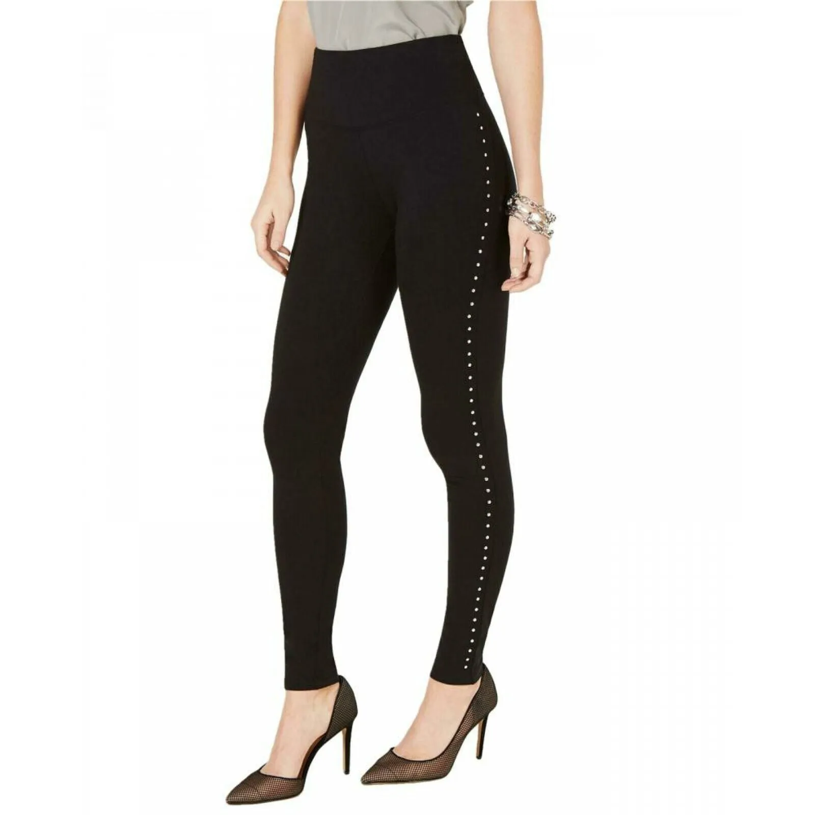 INC International Concepts Women's Shaping Studded Leggings. 100050660