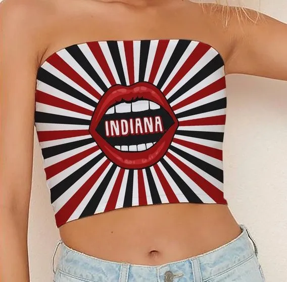 Indiana Lips Starburst Tube Top