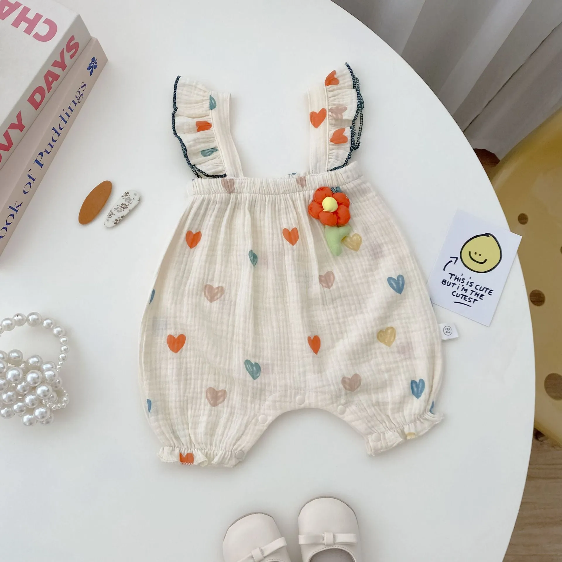 Infant Rompers Summer Baby Girl Sleeveless Romper Girl Ins Floral Romper Fashion Comfortable Cute