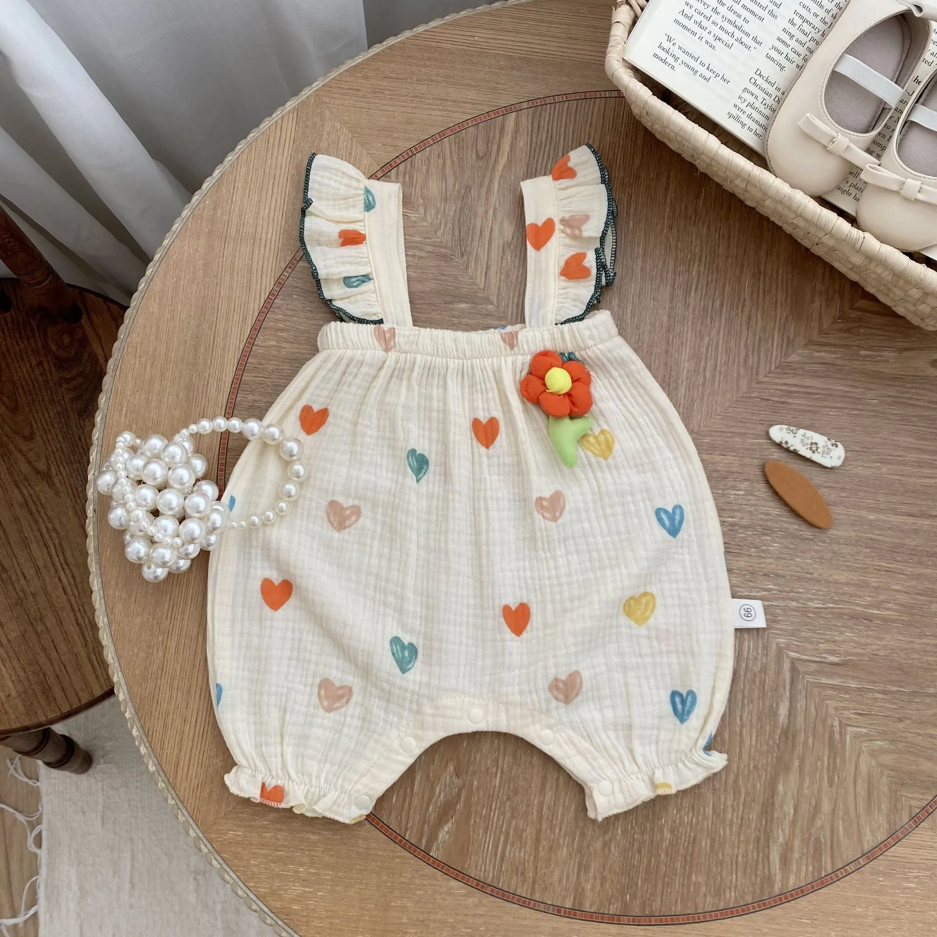 Infant Rompers Summer Baby Girl Sleeveless Romper Girl Ins Floral Romper Fashion Comfortable Cute