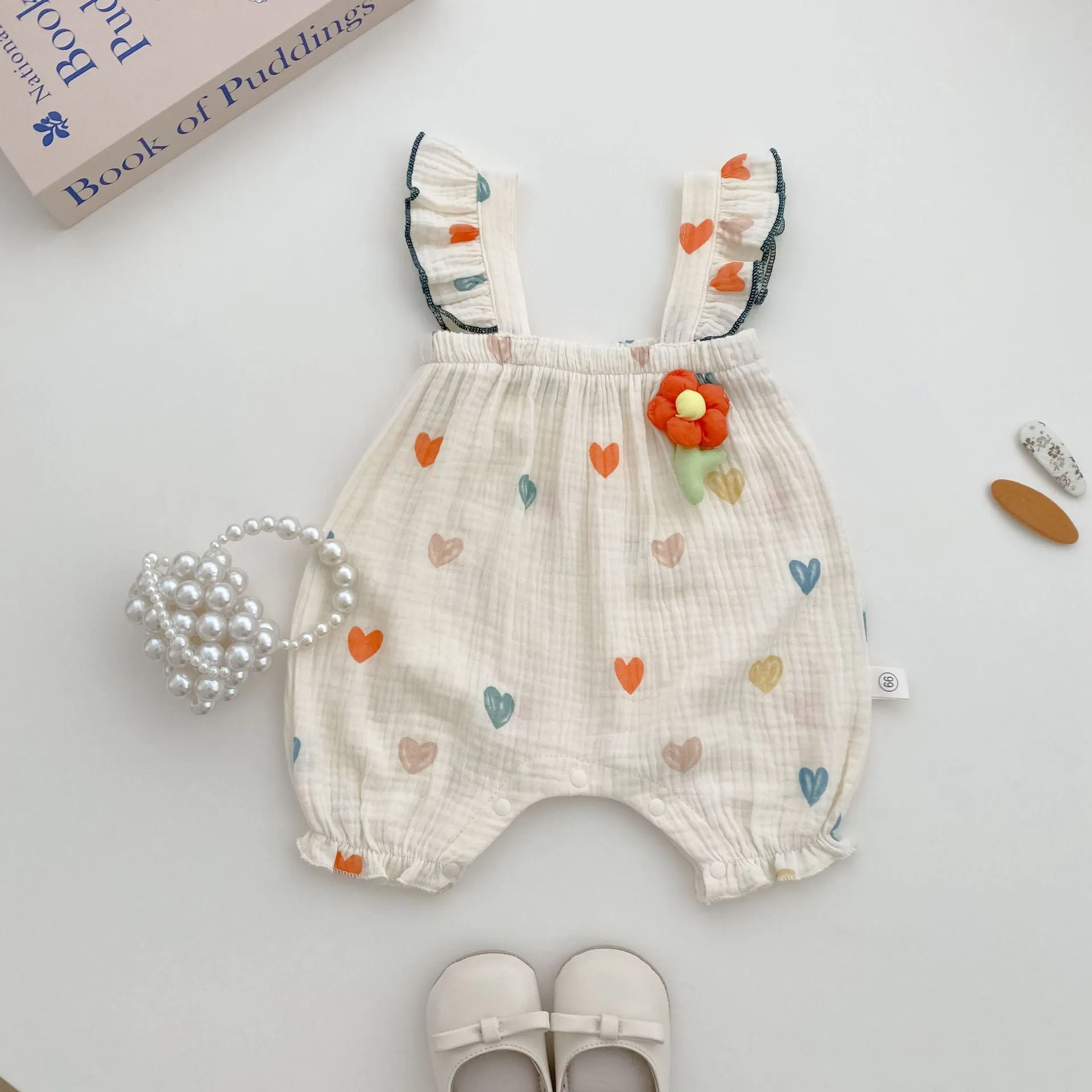 Infant Rompers Summer Baby Girl Sleeveless Romper Girl Ins Floral Romper Fashion Comfortable Cute