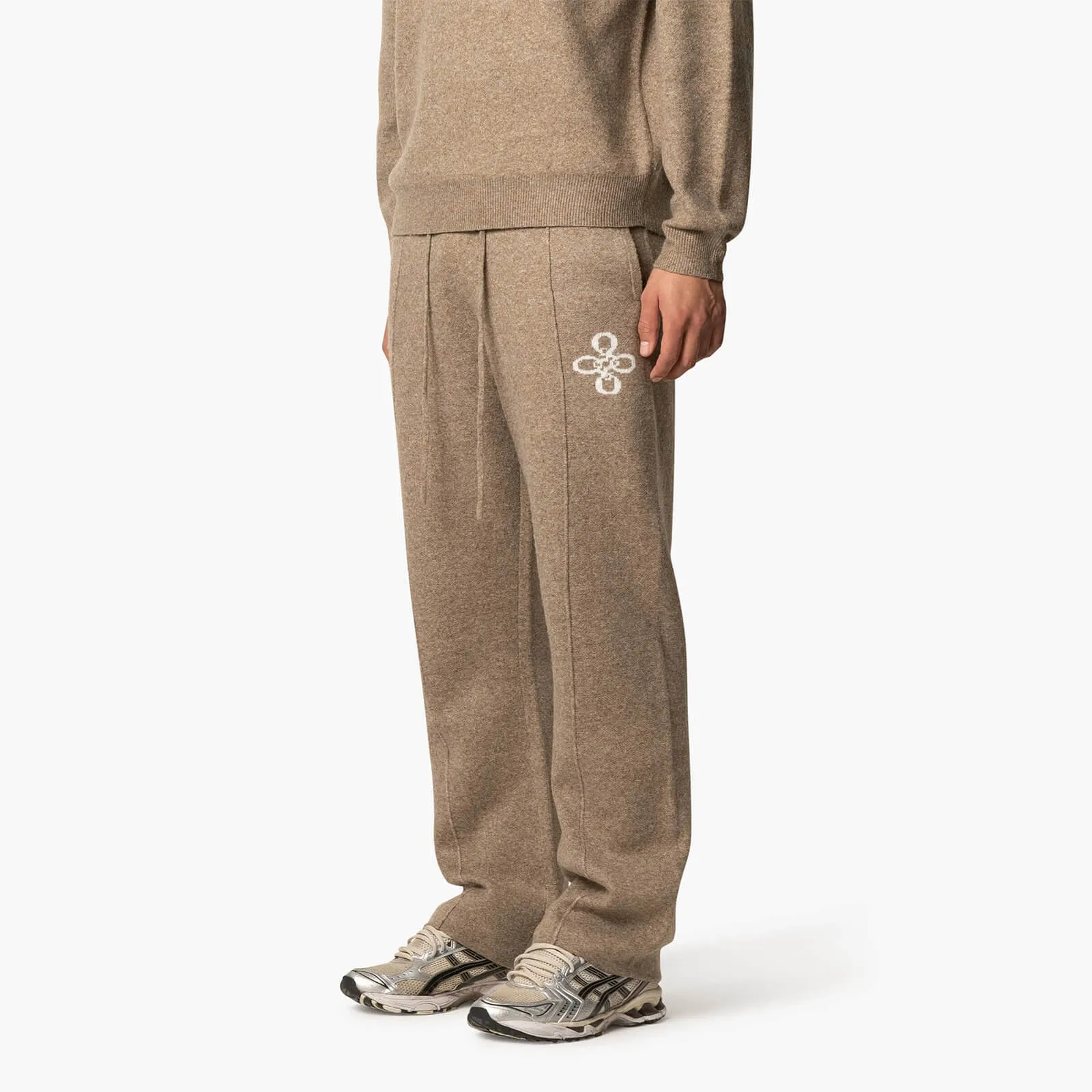 INSIGNIA KNITTED SET | BROWN MELEE