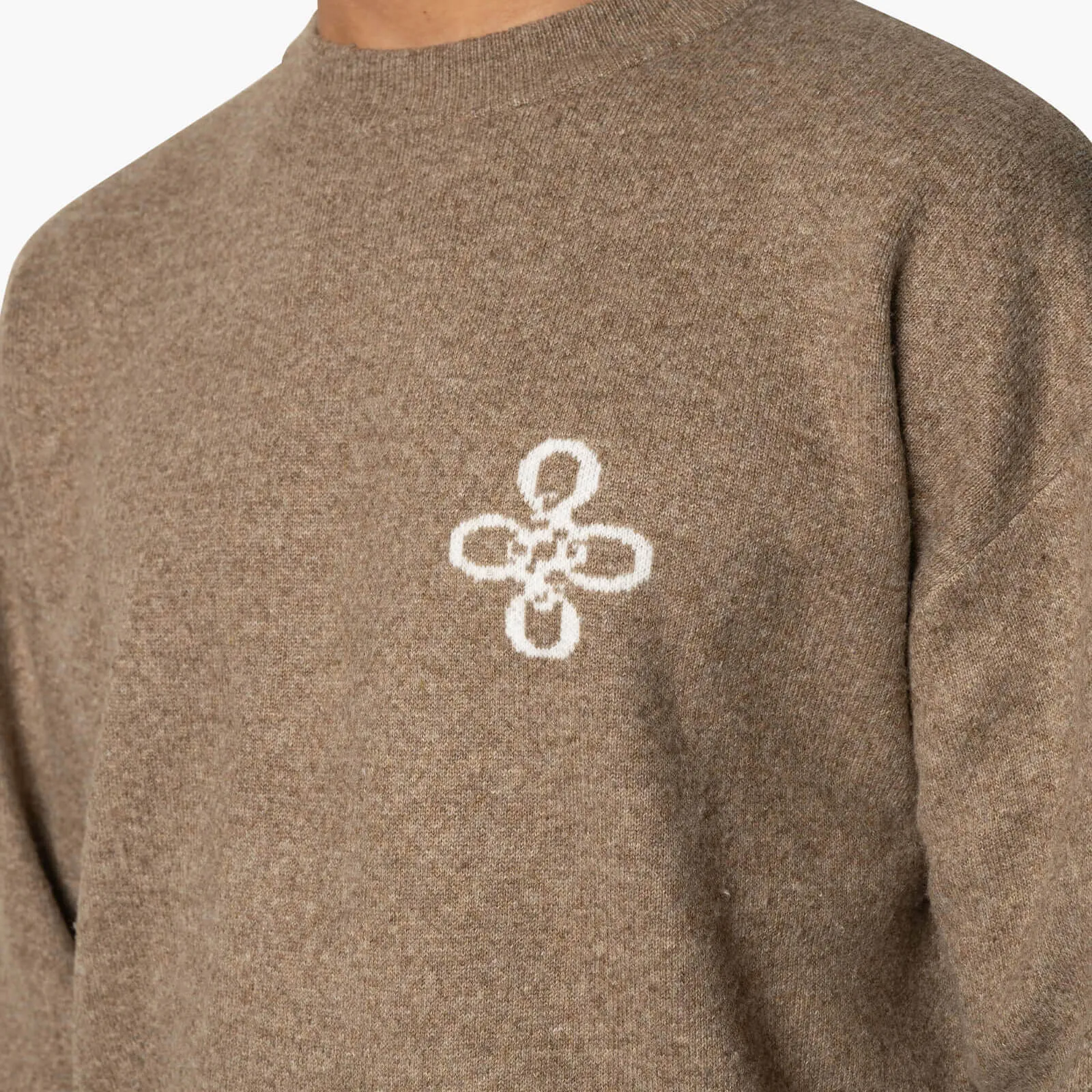 INSIGNIA KNITTED SET | BROWN MELEE