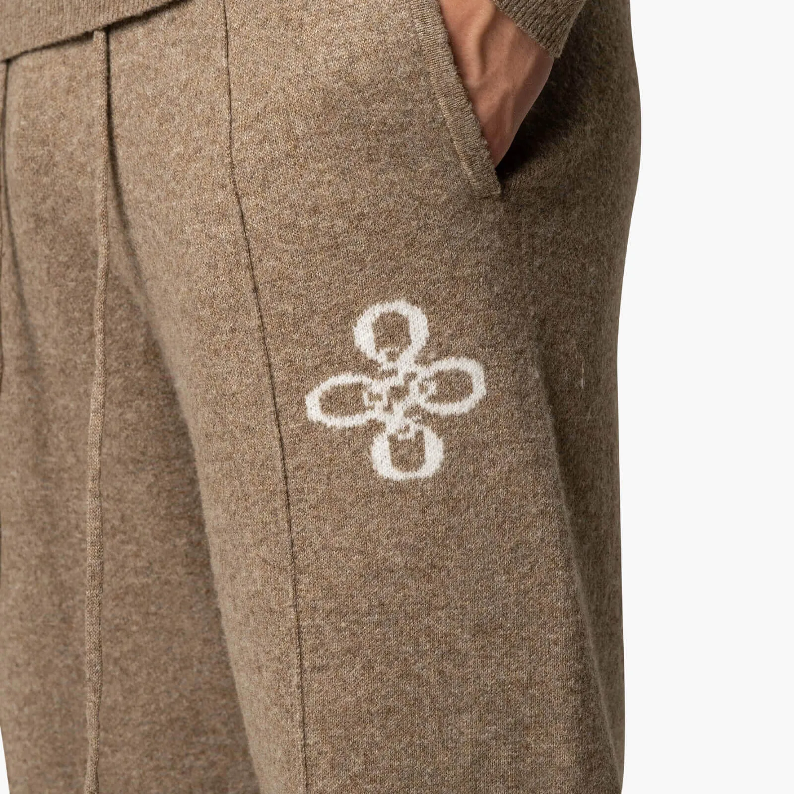 INSIGNIA KNITTED SET | BROWN MELEE