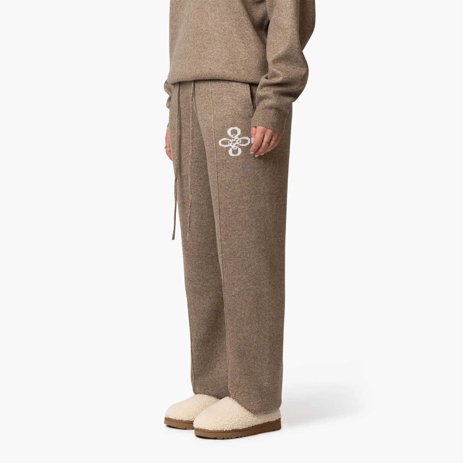 INSIGNIA KNITTED SET | BROWN MELEE
