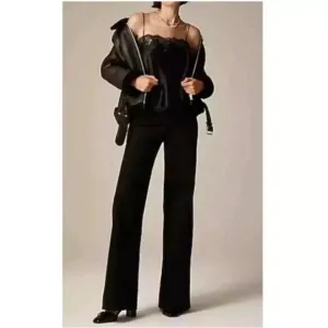 J. Crew Black High-Rise Trouser Jeans 25, 25T, 29 NWT