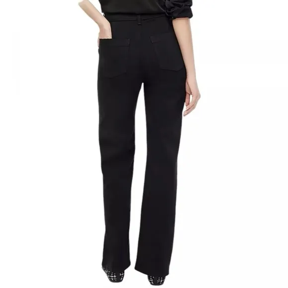 J. Crew Black High-Rise Trouser Jeans 25, 25T, 29 NWT