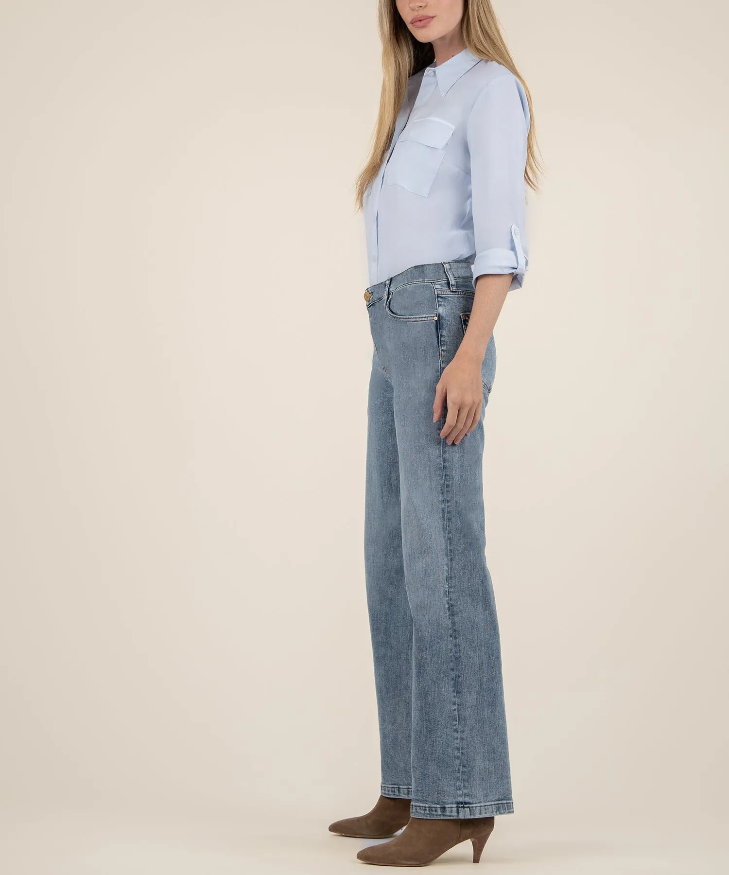 Jean High Rise Wide Leg