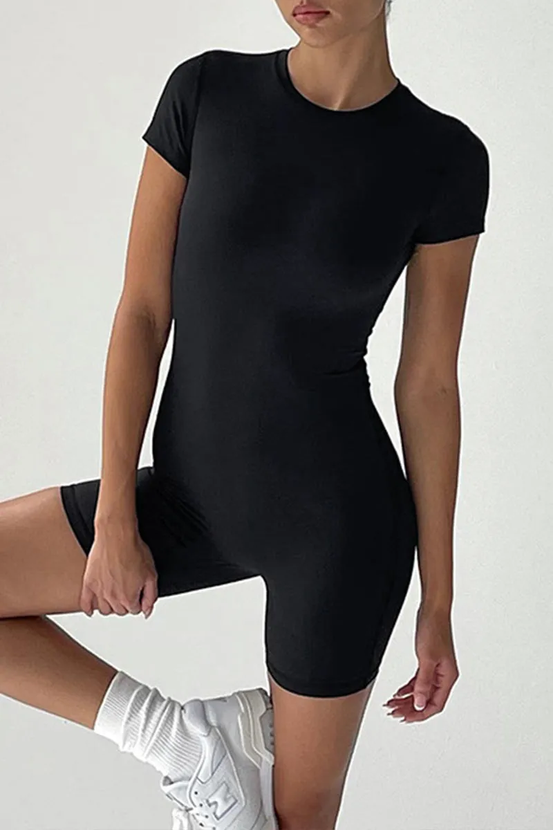 JL0416 Workout Fitted Rompers