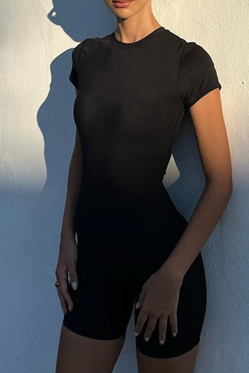 JL0416 Workout Fitted Rompers