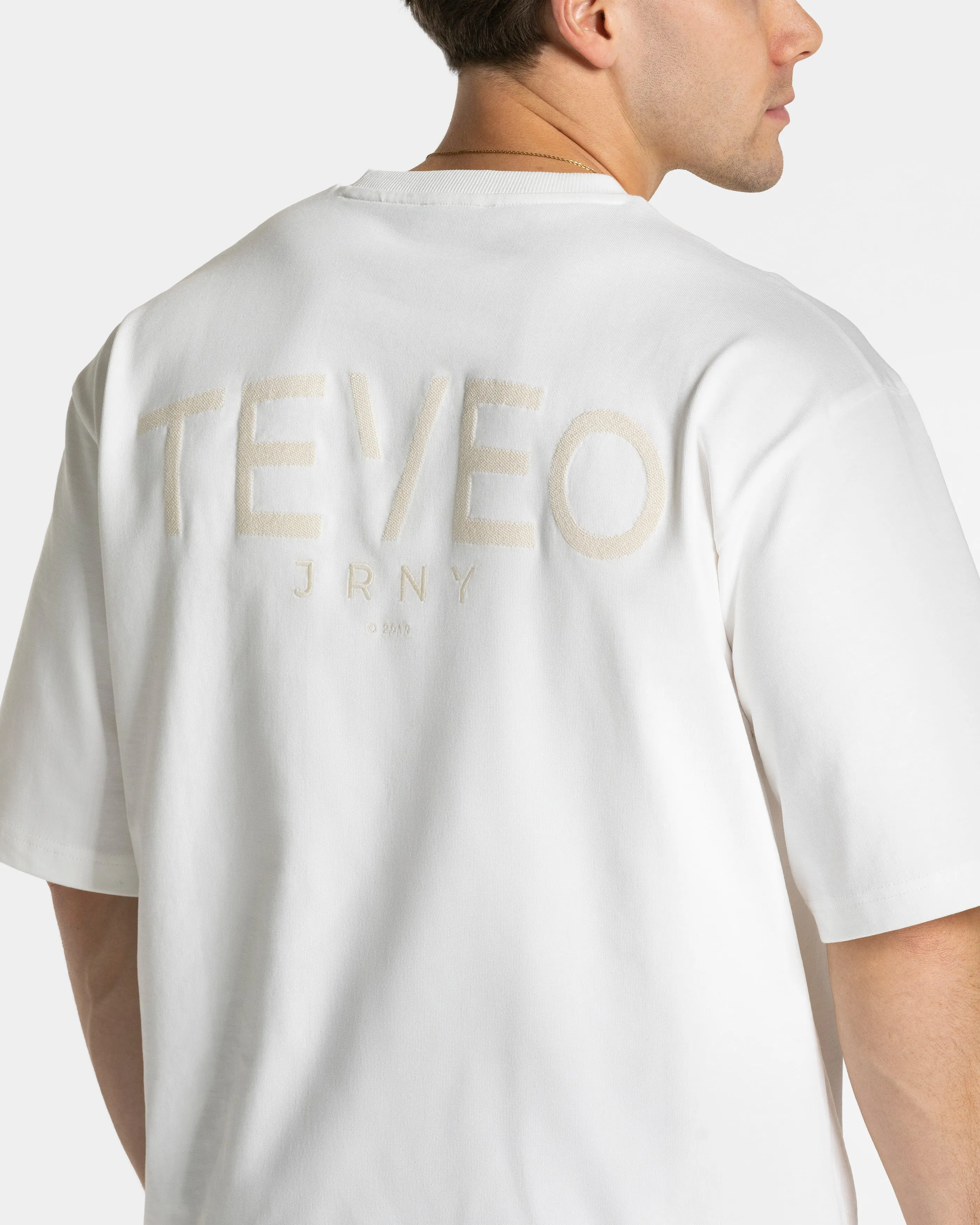 Journey Oversized T-Shirt Men "Off White"