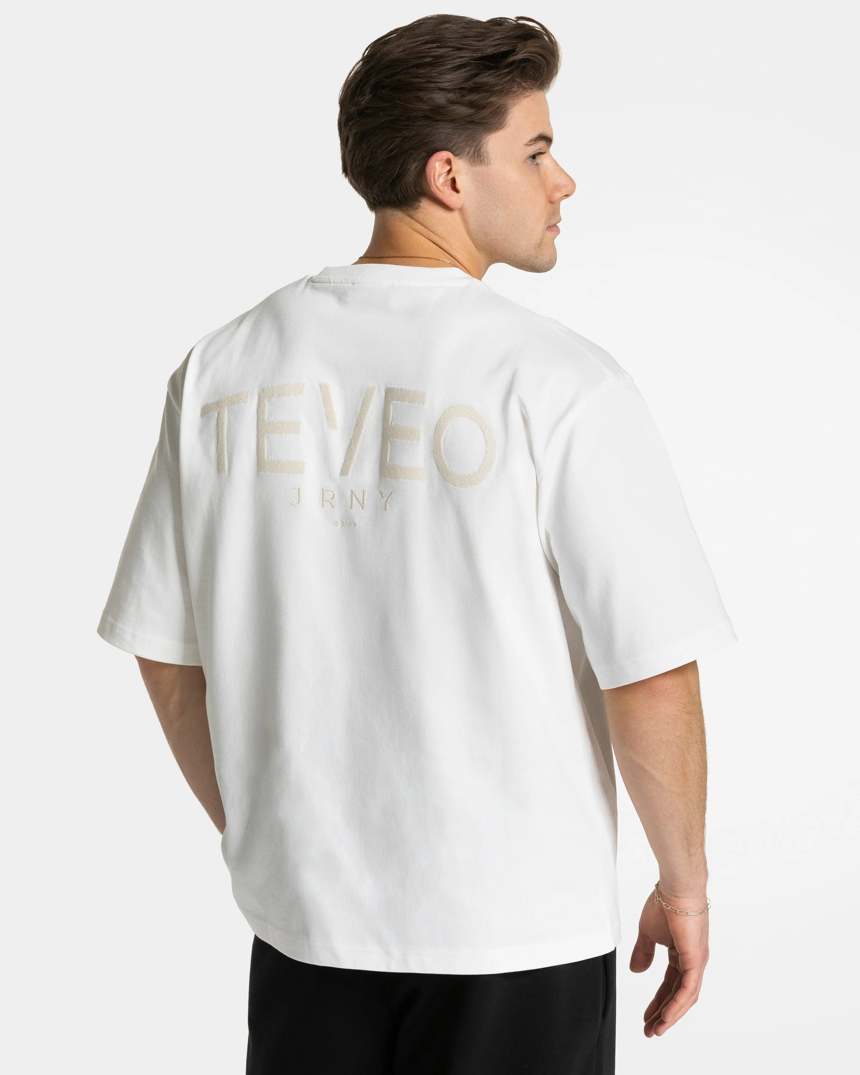 Journey Oversized T-Shirt Men "Off White"