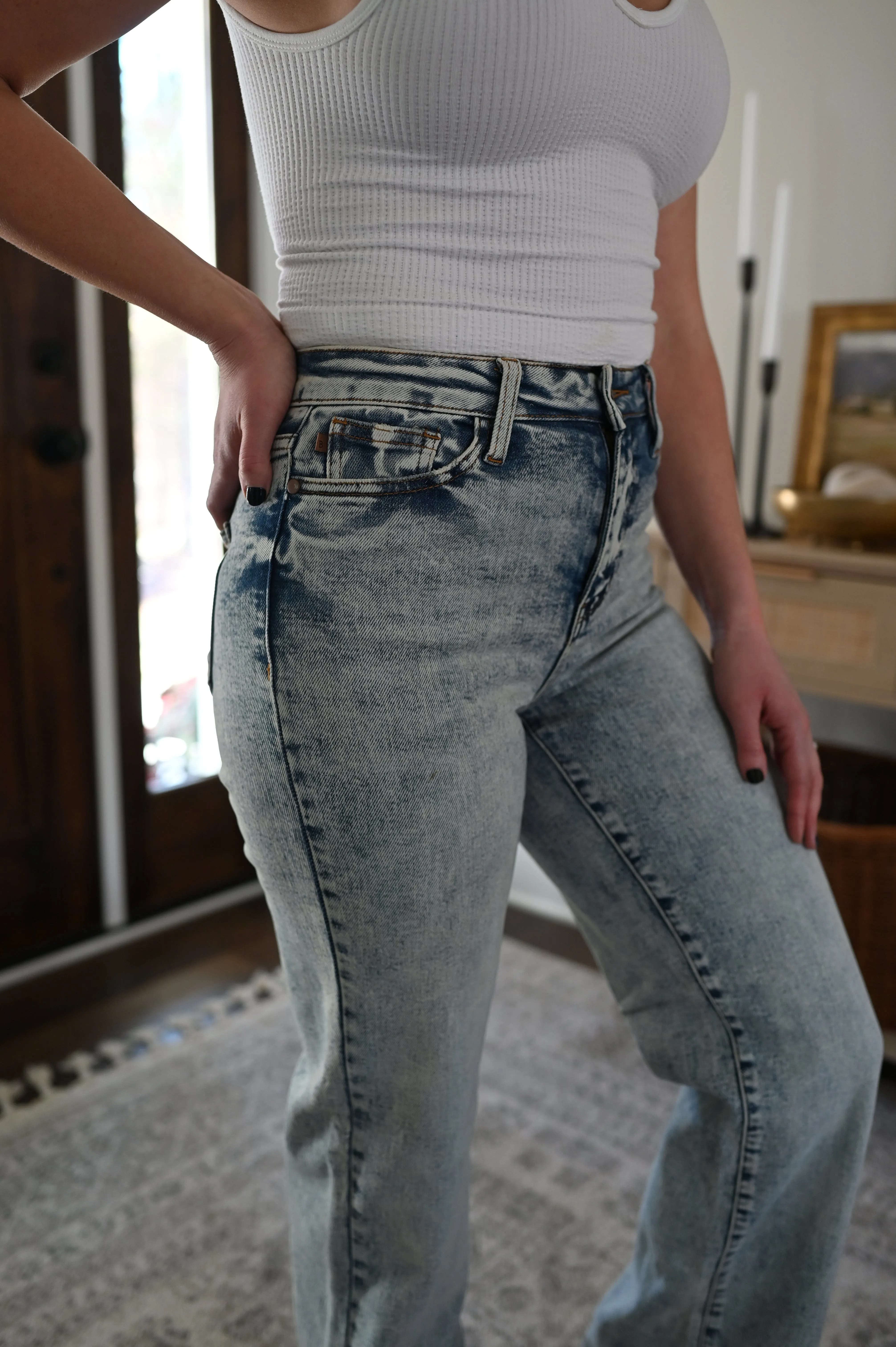 Judy Blue Mineral Wash Wide Leg Jeans *FINAL SALE*