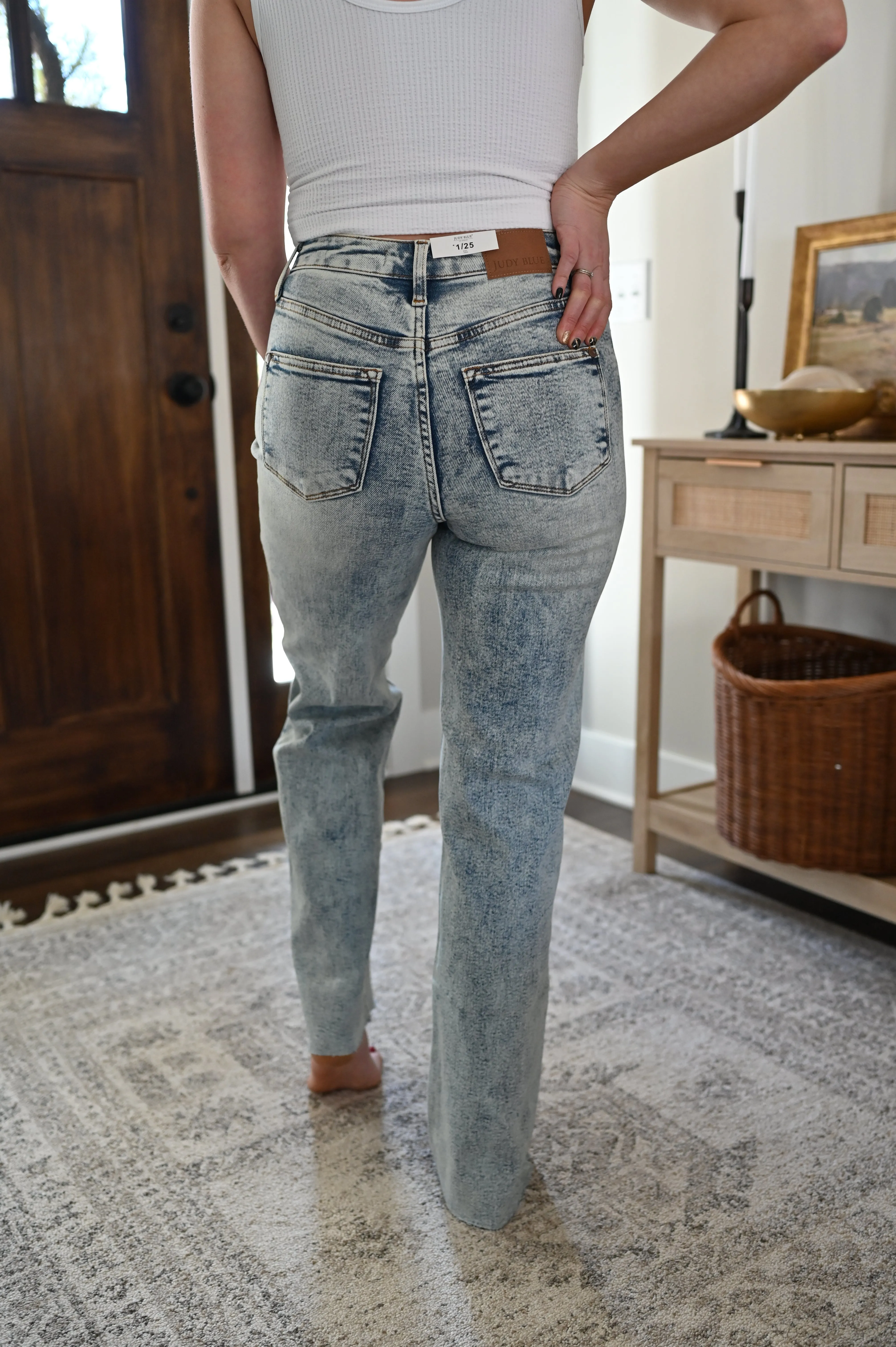 Judy Blue Mineral Wash Wide Leg Jeans *FINAL SALE*