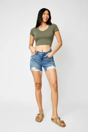 Judy blue rigid magic shorts