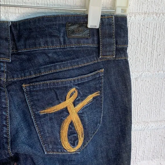 Juicy Couture Kate Logo Dark Wash Jeans sz 25