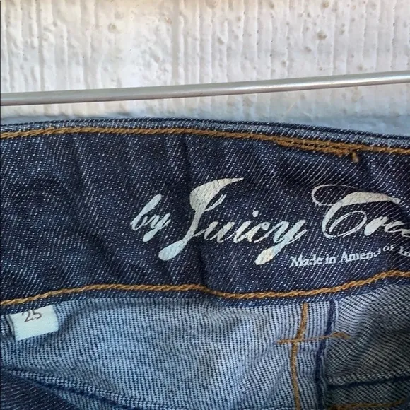 Juicy Couture Kate Logo Dark Wash Jeans sz 25
