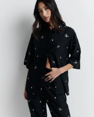 June Shirt | Nightshade Bloom