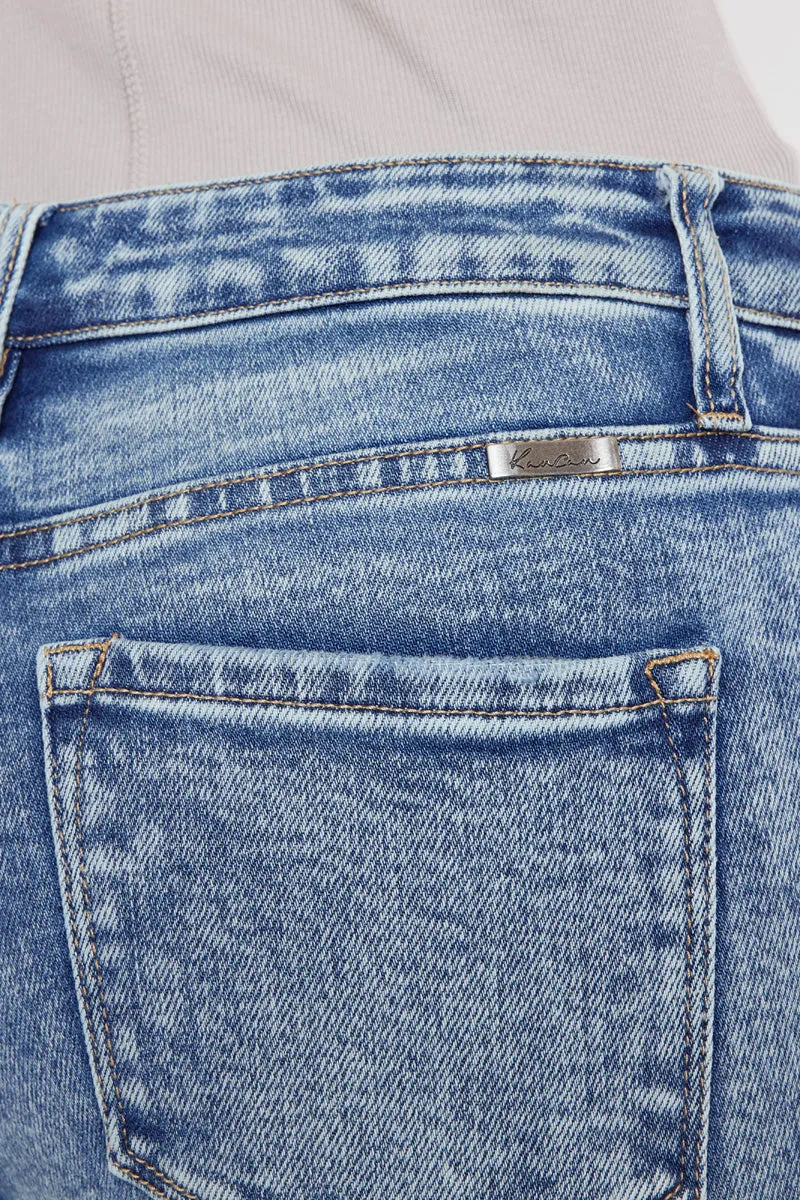 Kara High Rise Ankle Skinny Jeans