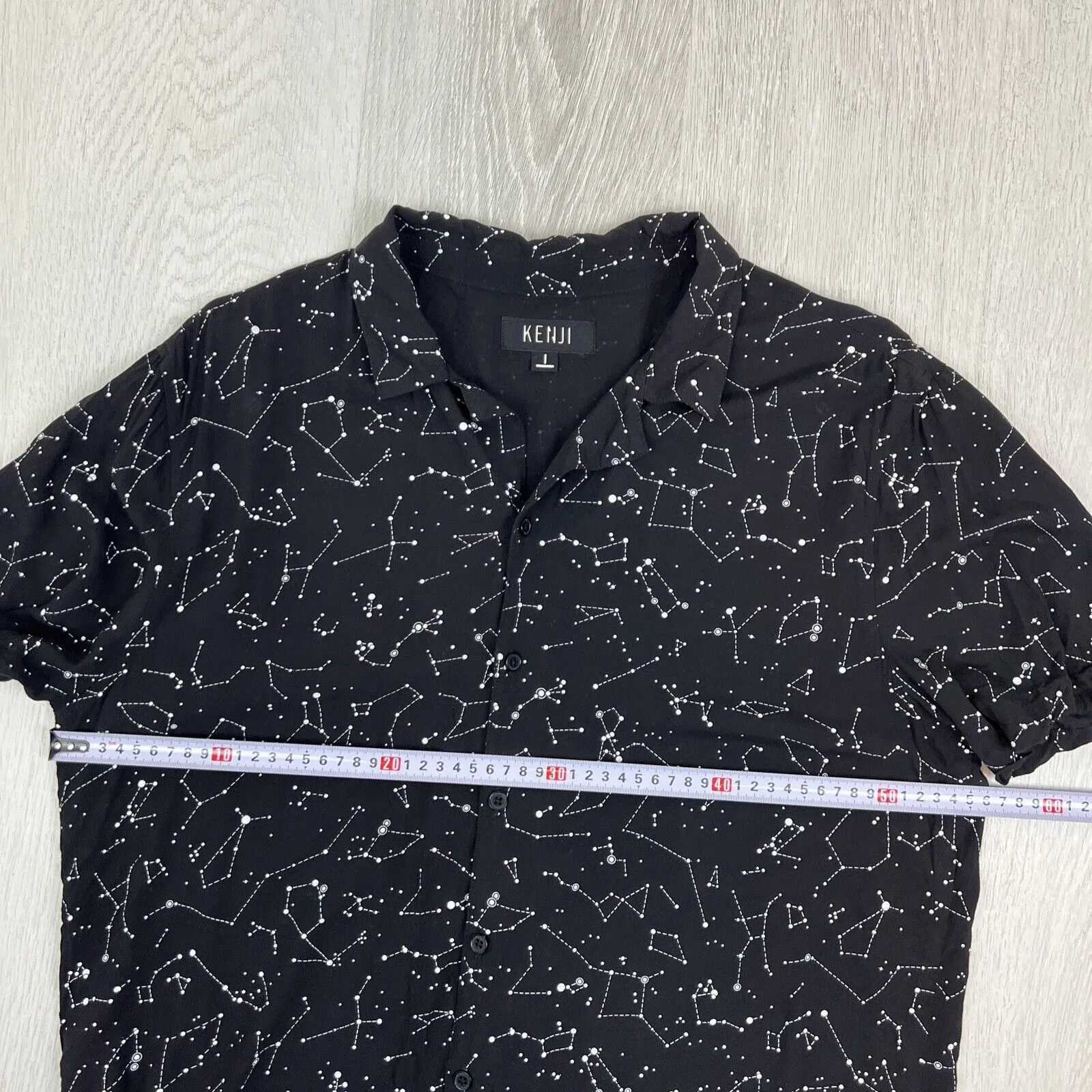 Kenji & Cotton On Mens Short Sleeve Button Up Shirt Size Large (2 Shirts)