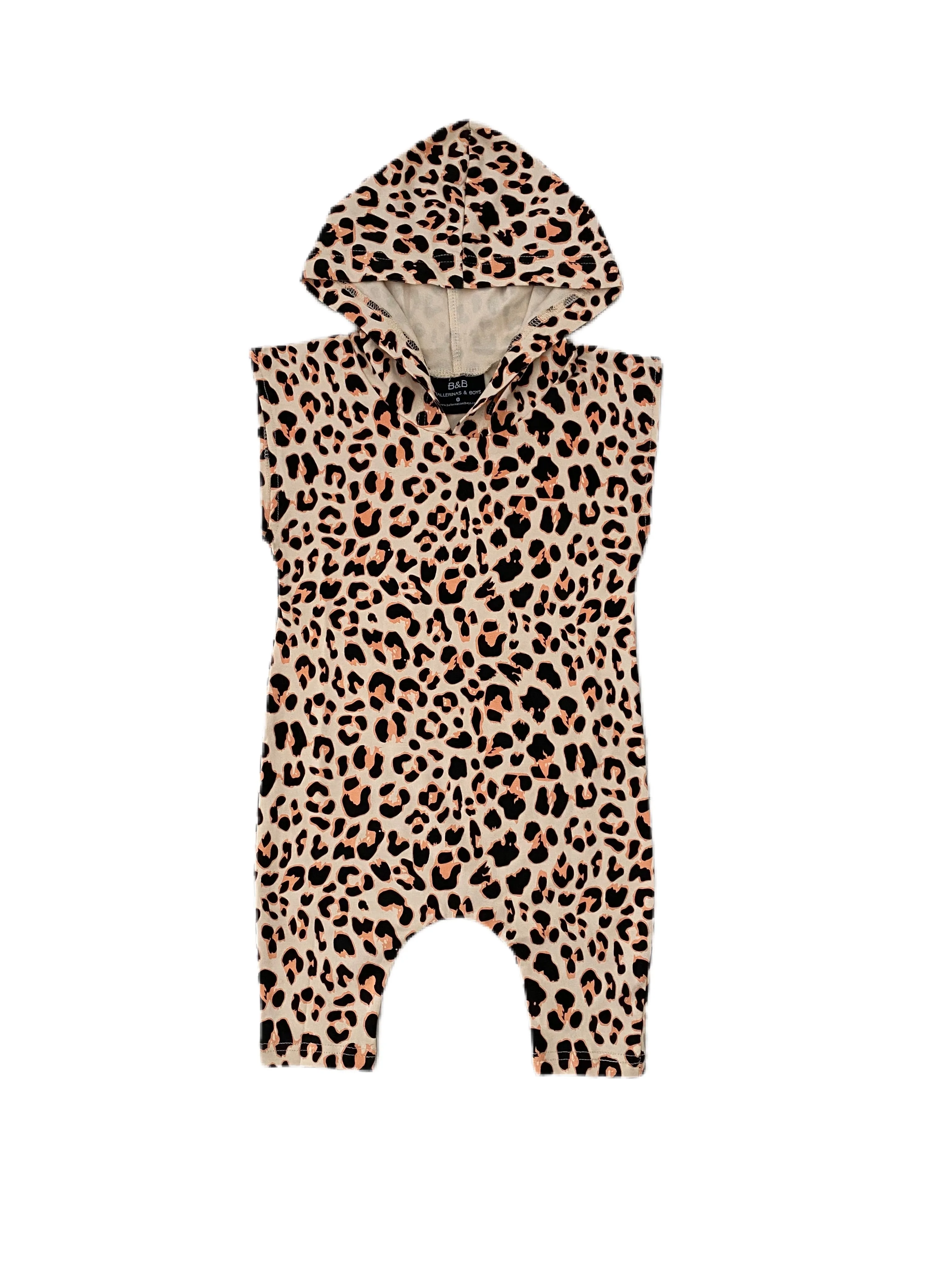 Kids Leopard Print Romper