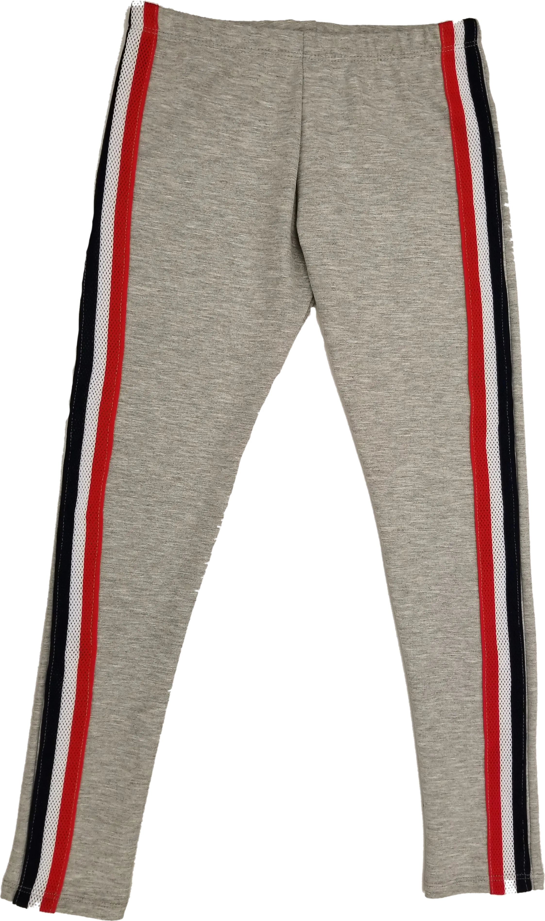 Kids Red/White/Blue Stripe Side Leggings