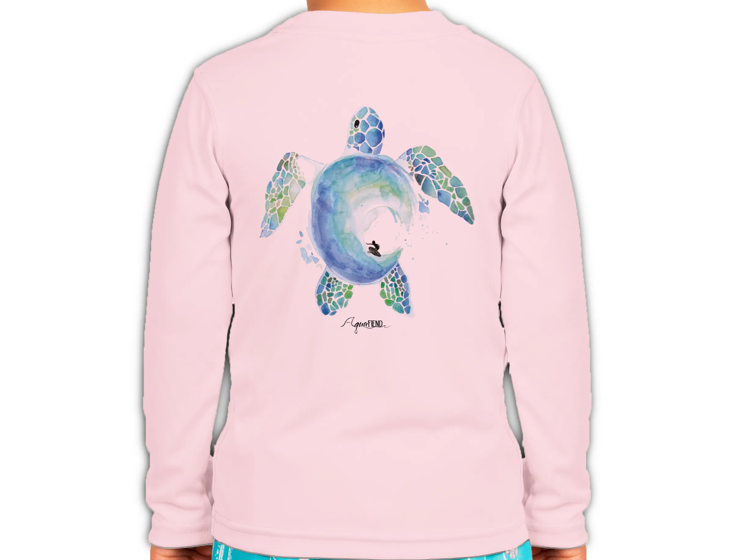 Kids Surfin' Turtle Long Sleeve