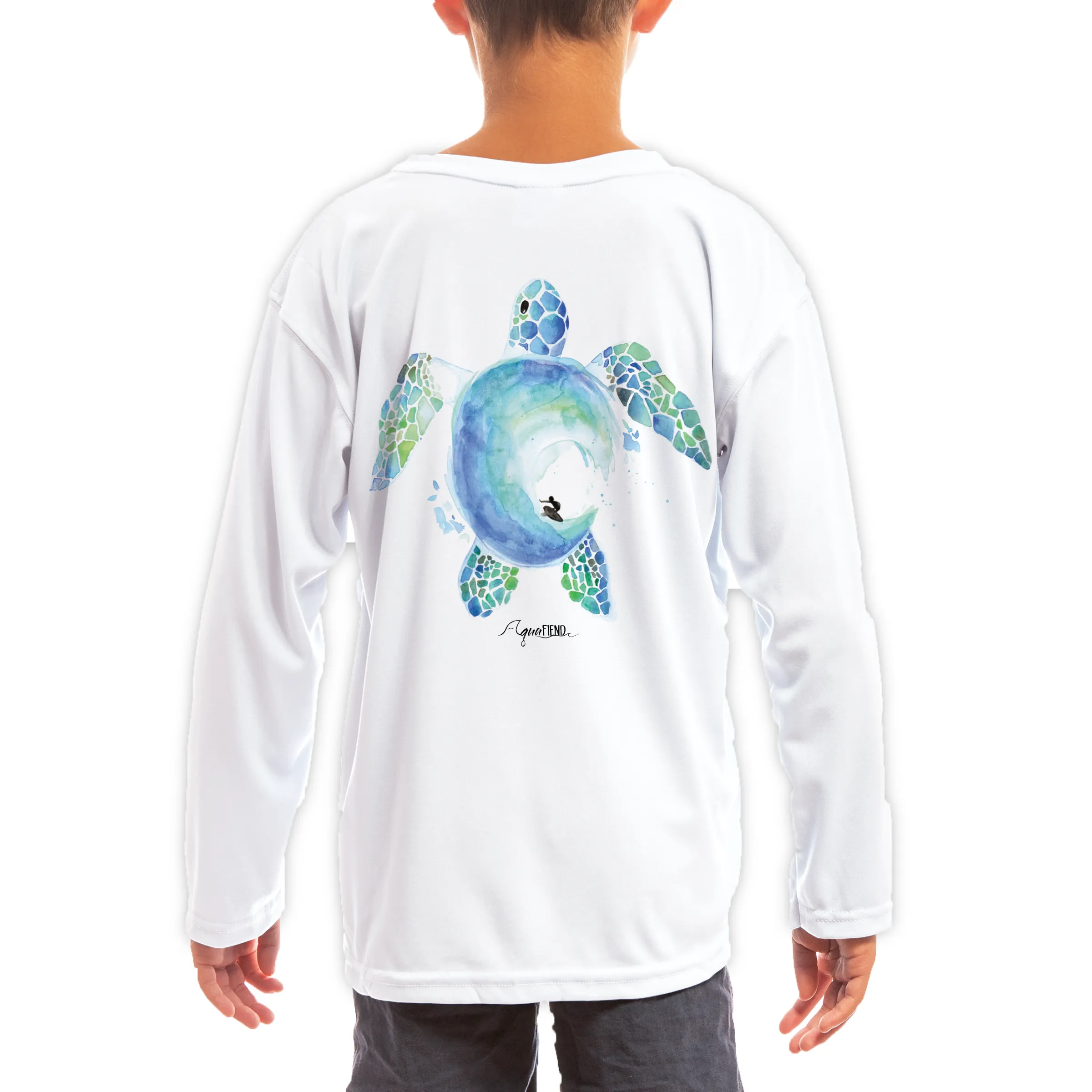 Kids Surfin' Turtle Long Sleeve