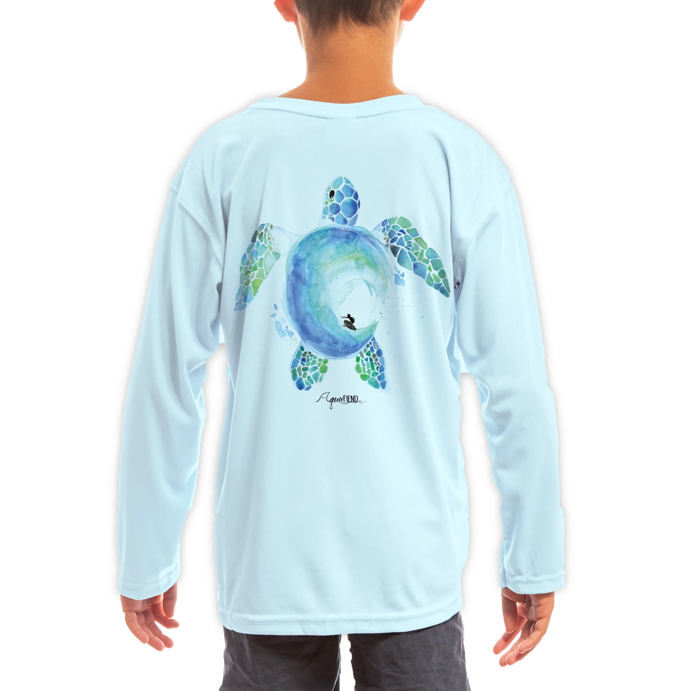 Kids Surfin' Turtle Long Sleeve
