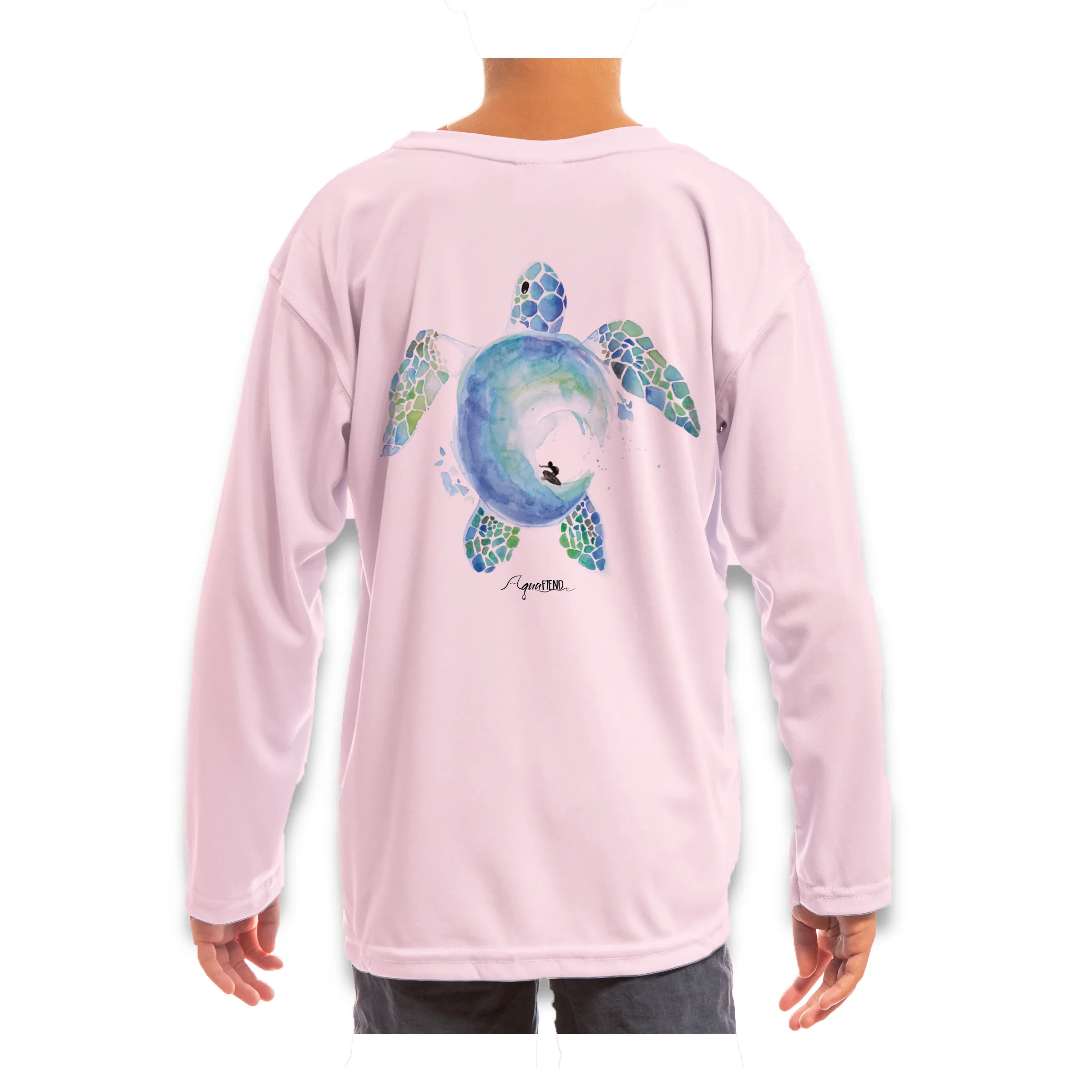 Kids Surfin' Turtle Long Sleeve
