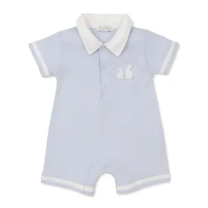 Kissy Kissy Bunny Bash Blue Short Playsuit