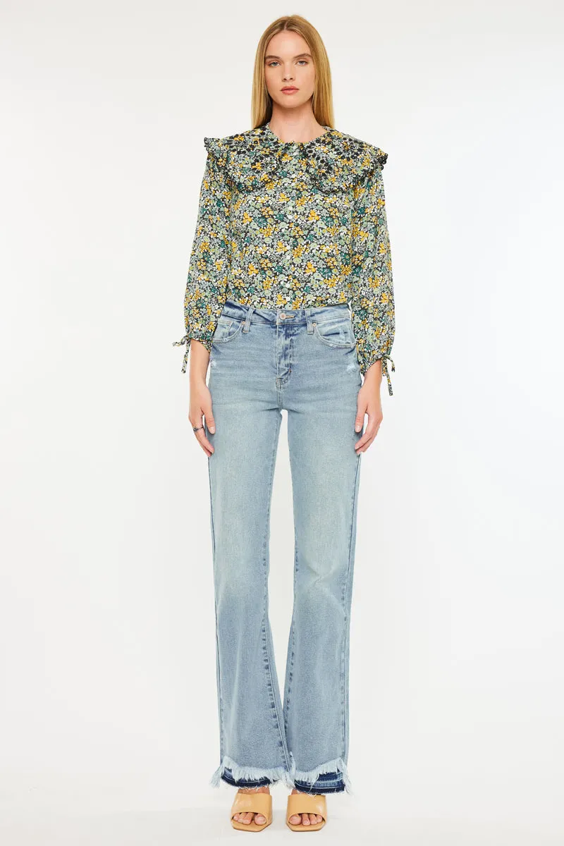 Kristy High Rise Flare Jeans