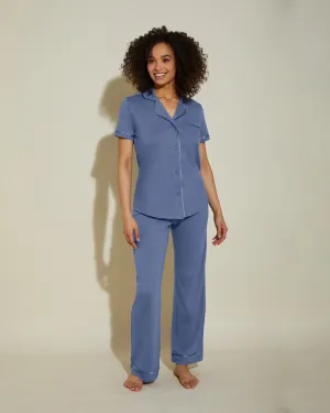 Kurzärmeliges Top & Hose Pyjama-Set