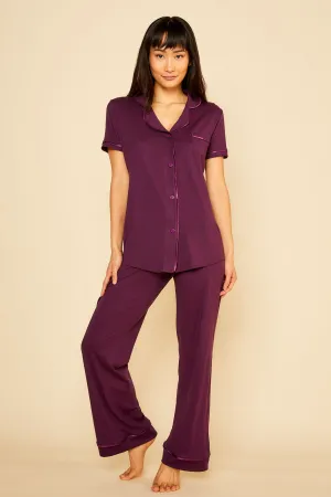 Kurzärmeliges Top & Hose Pyjama-Set
