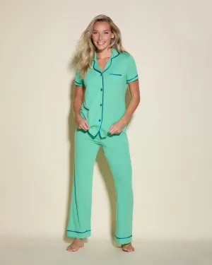 Kurzärmeliges Top & Hose Pyjama-Set