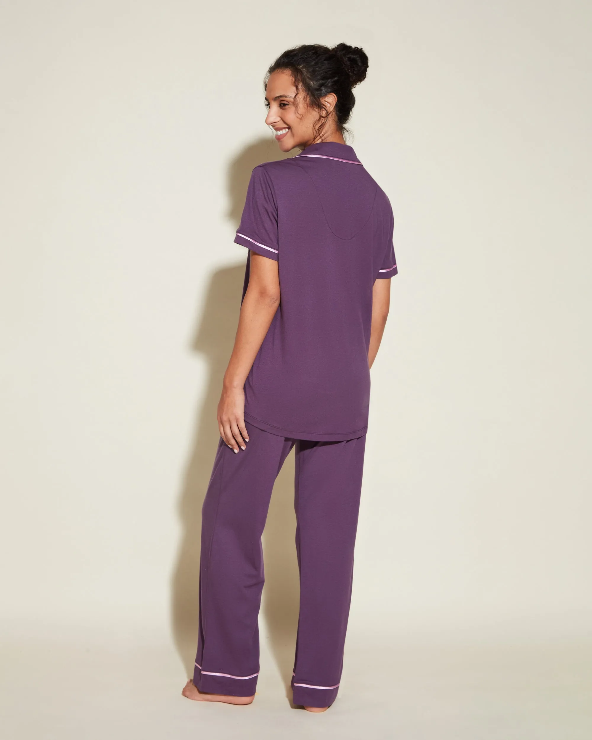 Kurzärmeliges Top & Hose Pyjama-Set