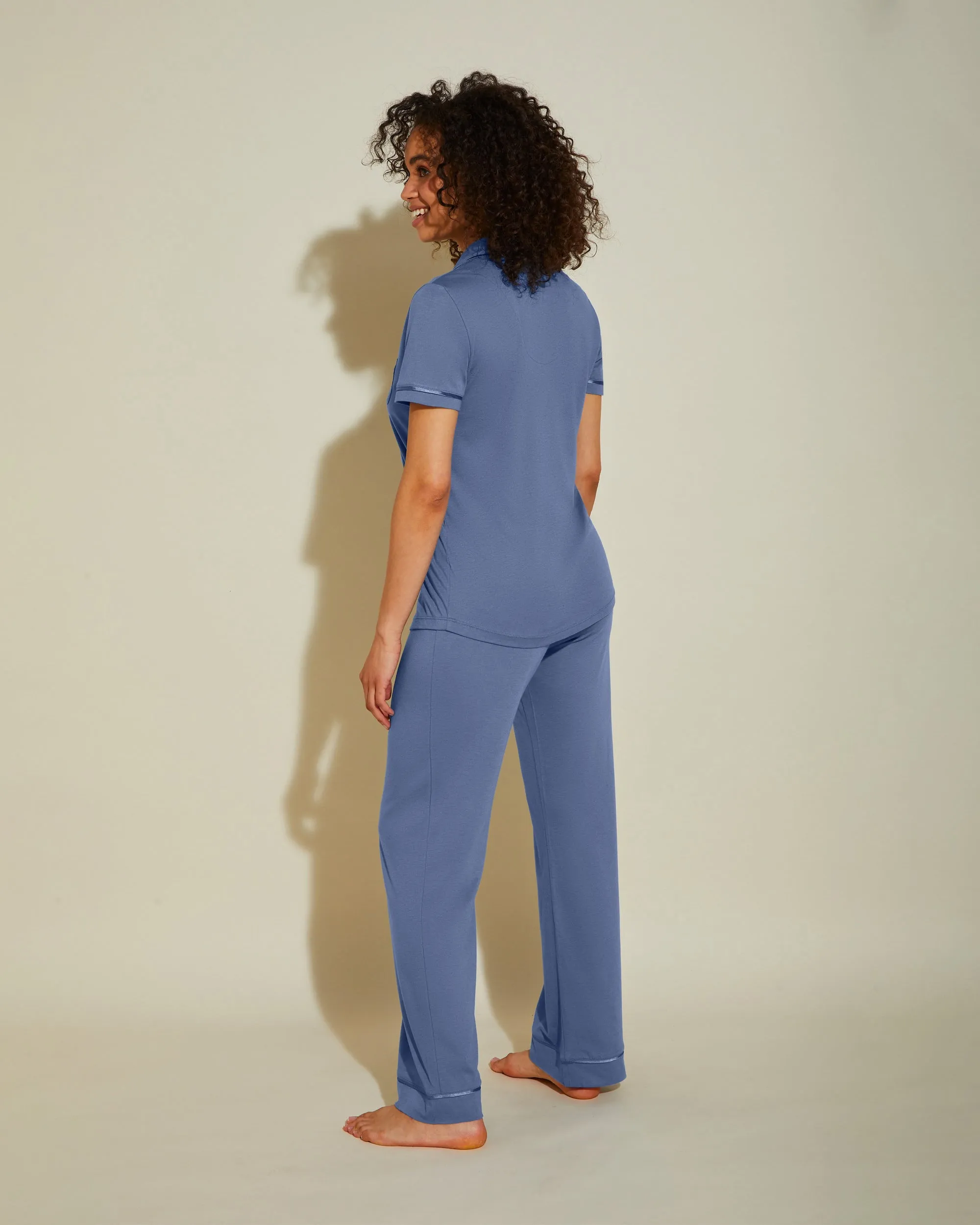 Kurzärmeliges Top & Hose Pyjama-Set