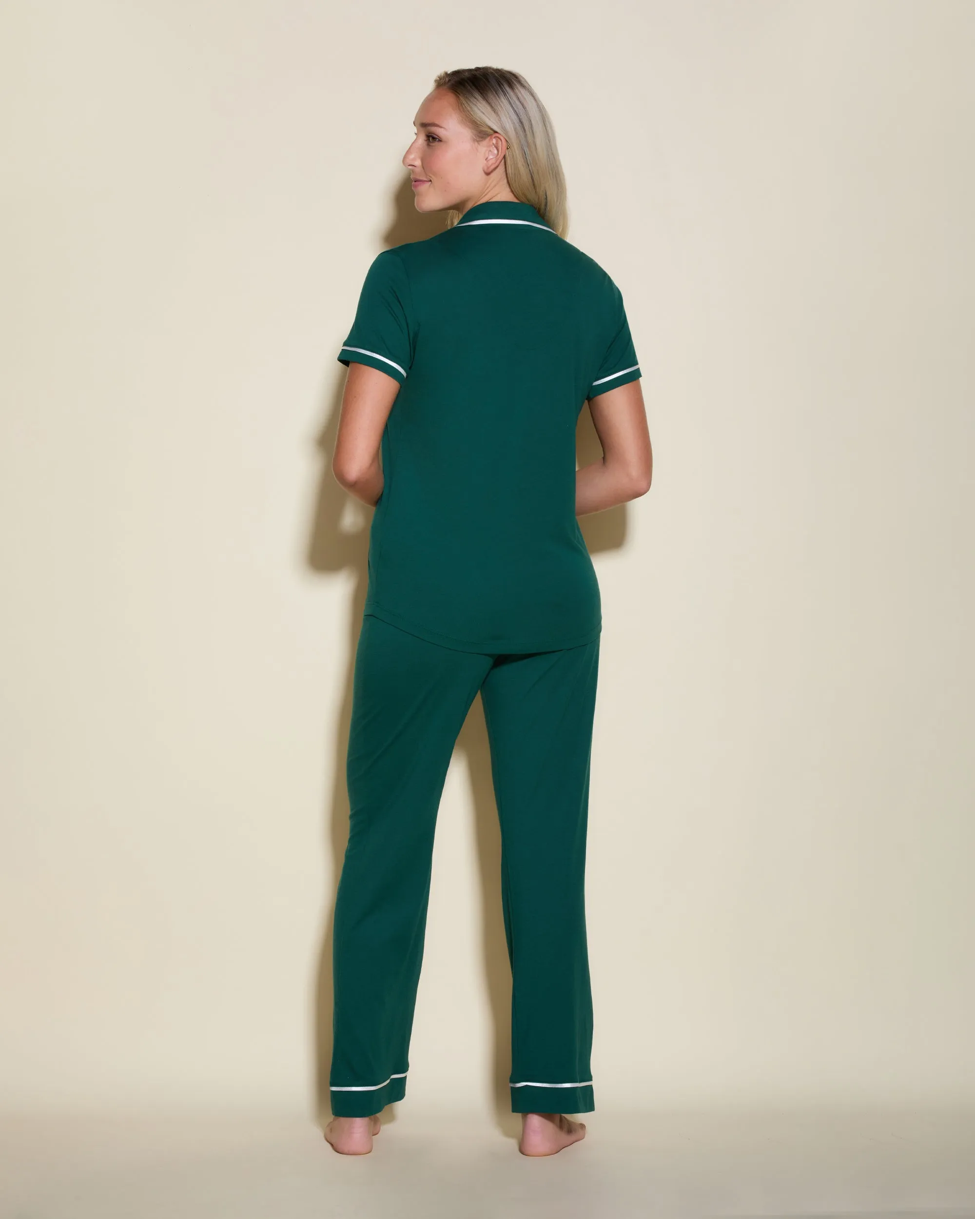 Kurzärmeliges Top & Hose Pyjama-Set