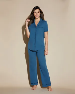 Kurzärmeliges Top & Hose Pyjama-Set