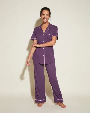 Kurzärmeliges Top & Hose Pyjama-Set