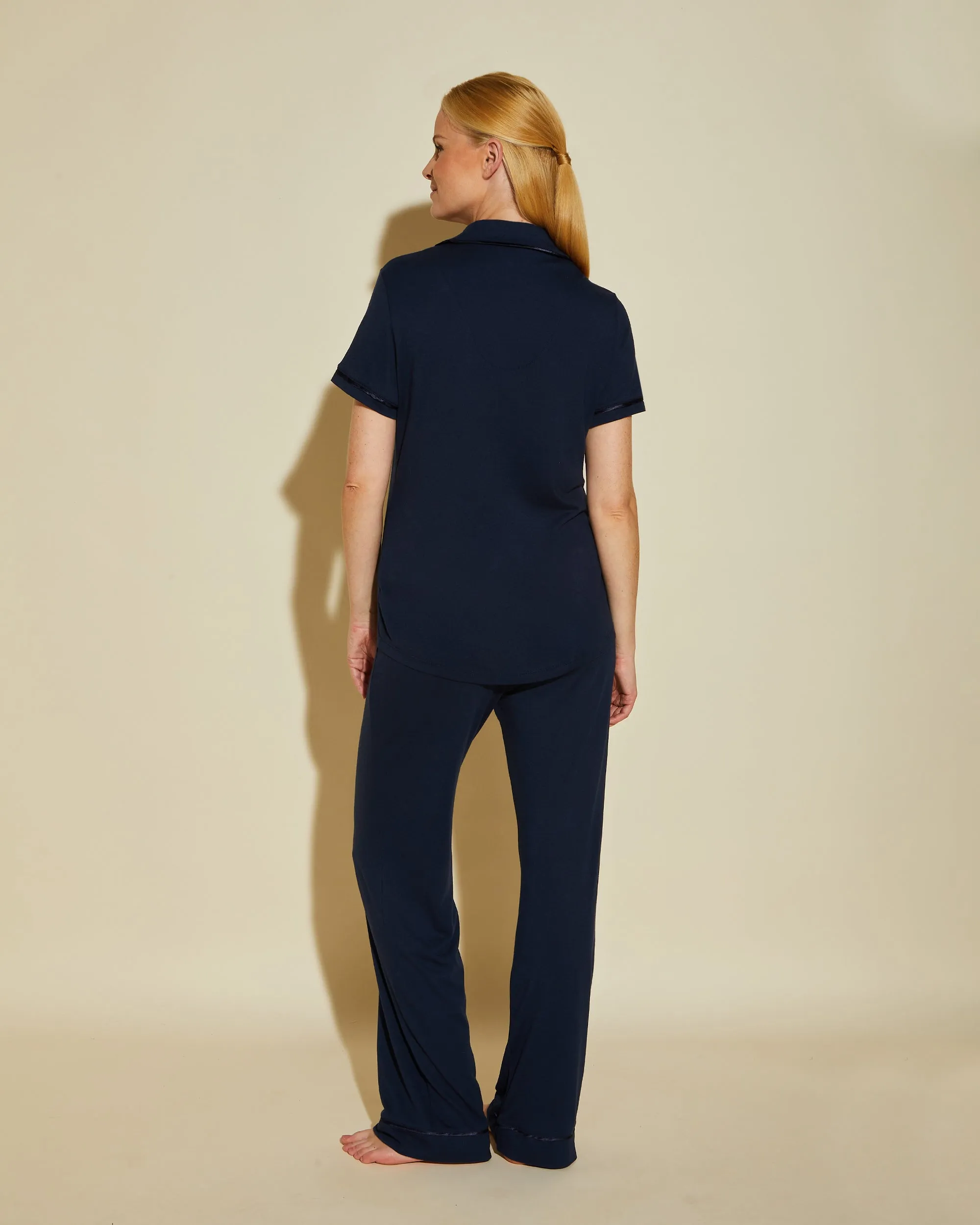 Kurzärmeliges Top & Hose Pyjama-Set
