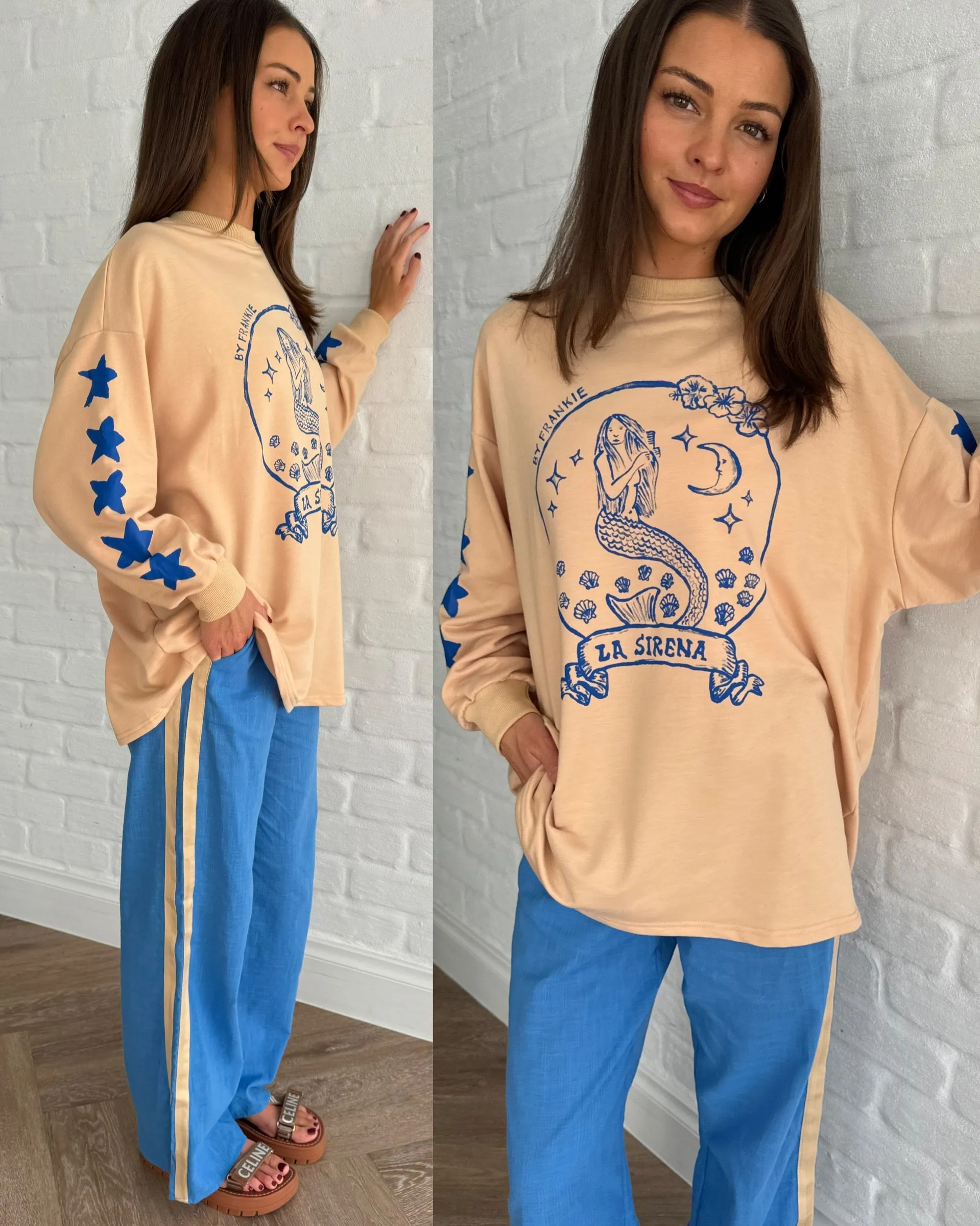 La Sirena Pant Set / Blue