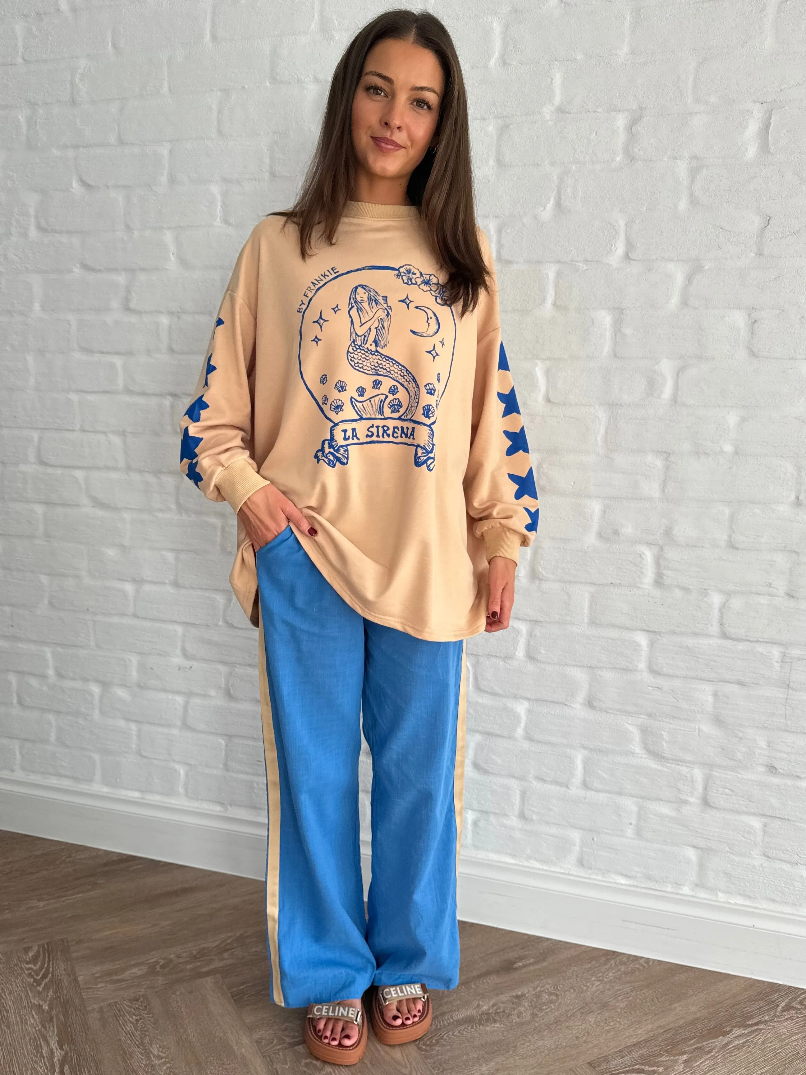 La Sirena Pant Set / Blue