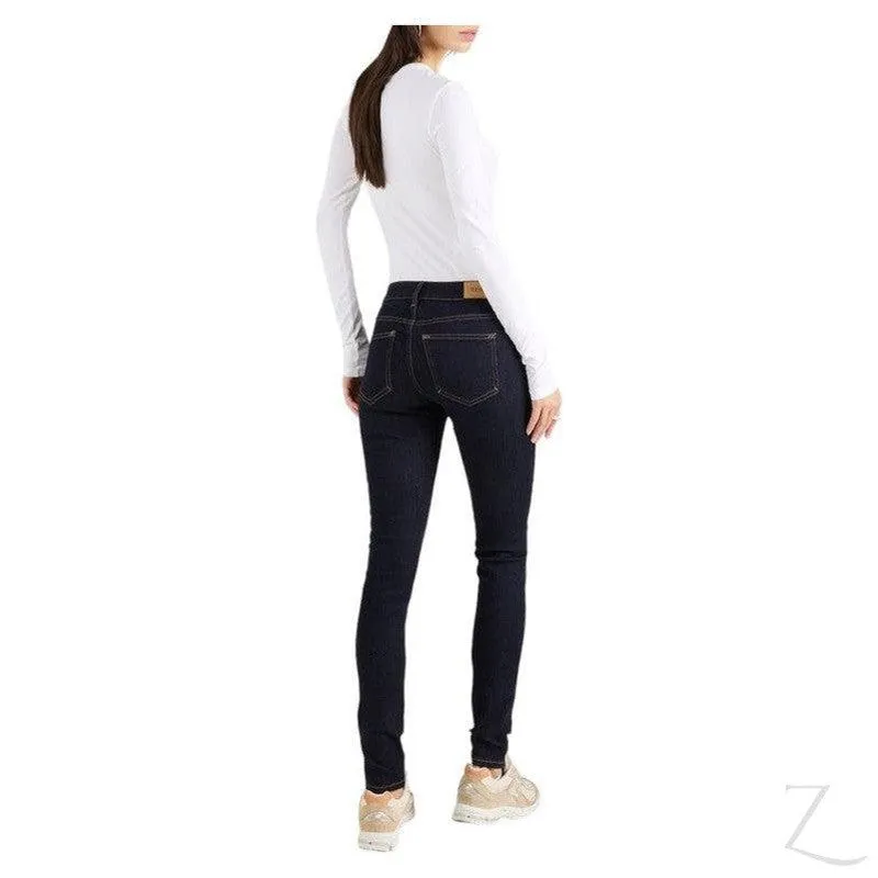 Ladies Super Strong Slightly Stretchy Skinny Denim Jeans | Plain | "Roo"