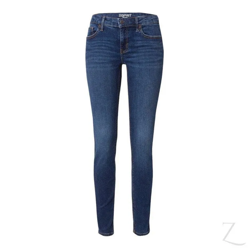 Ladies Super Strong Stretchy Skinny Denim Jeans | Plain | "Roo"
