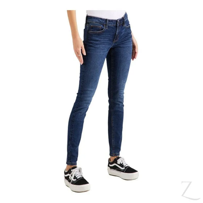Ladies Super Strong Stretchy Skinny Denim Jeans | Plain | "Roo"